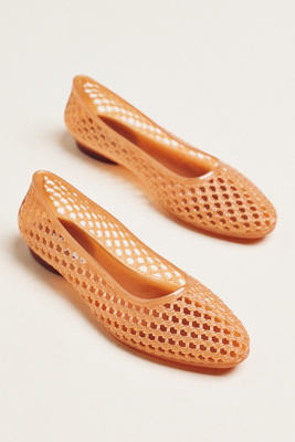 Jeffrey Campbell Bestie Jelly Ballet Flats In Multi