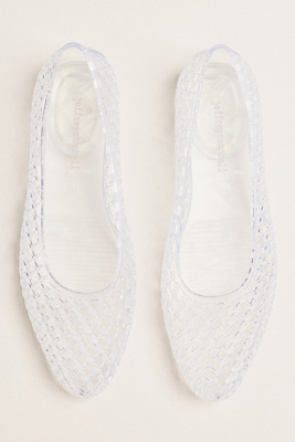 Jeffrey Campbell Bestie Jelly Ballet Flats In Multi
