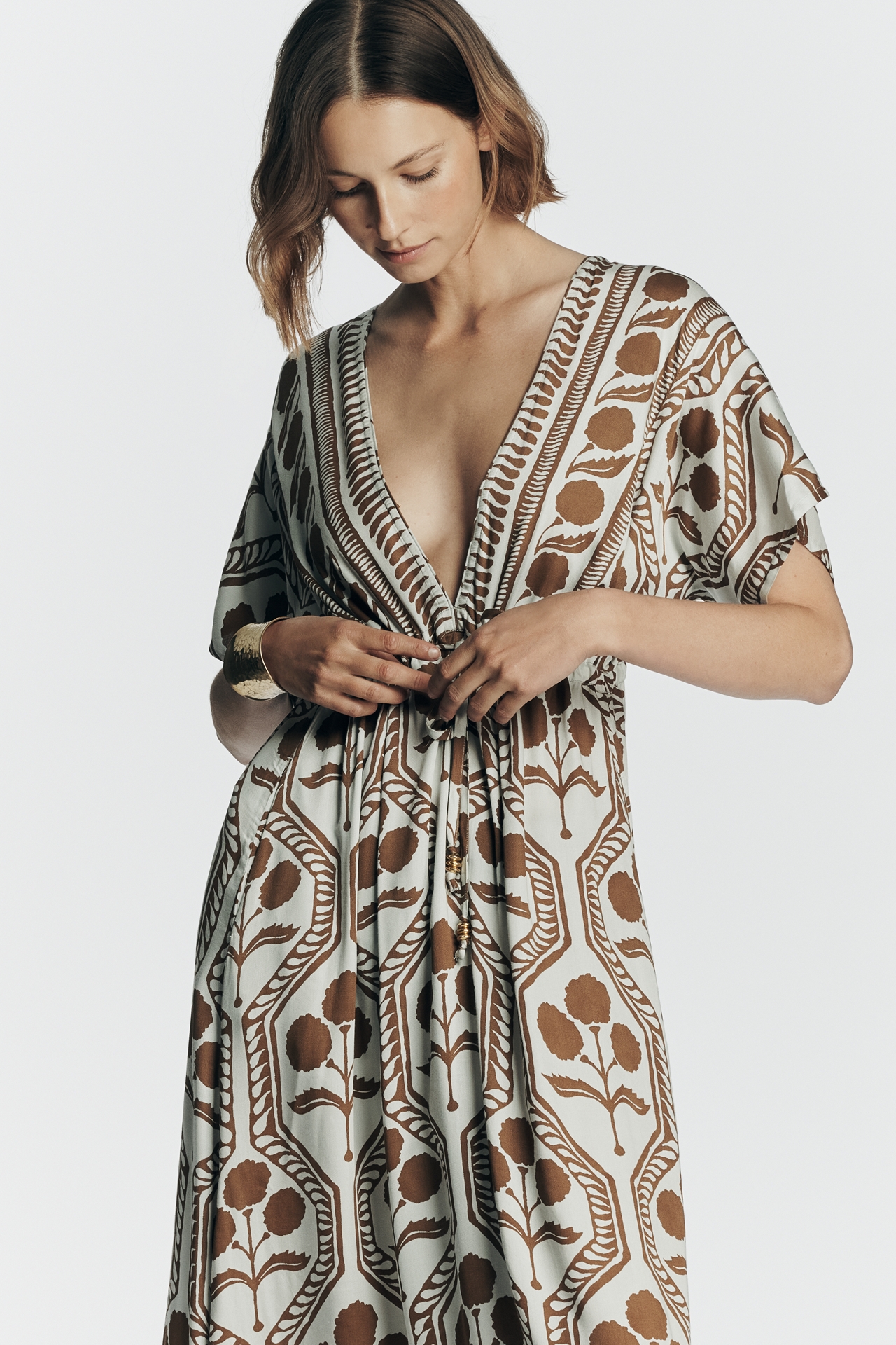 Omika Pia Printed Kaftan