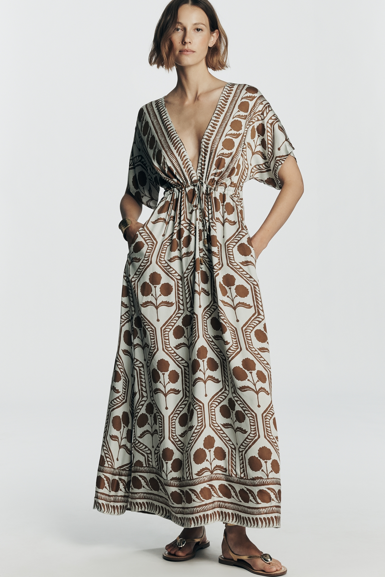Omika Pia Printed Kaftan