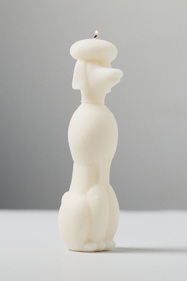 Davie Ocho Candle Co. Poodle Decorative Shaped Wax Candle #1