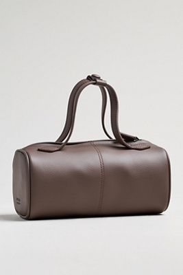 Freja Jane Barrel Shoulder Bag In Brown