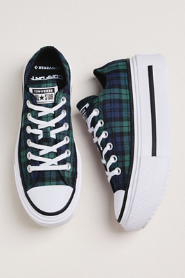 Converse Chuck Taylor All Star Lift Double Stack Platform Sneakers In Blue