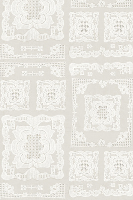 Anthropologie Ingela Lace Pattern Wallpaper By Sarah Jessica Parker In White