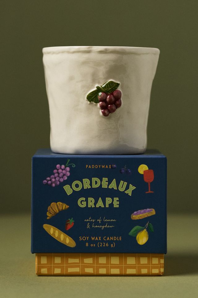 Bistro Fruity Bordeaux Grape Ceramic Candle #1