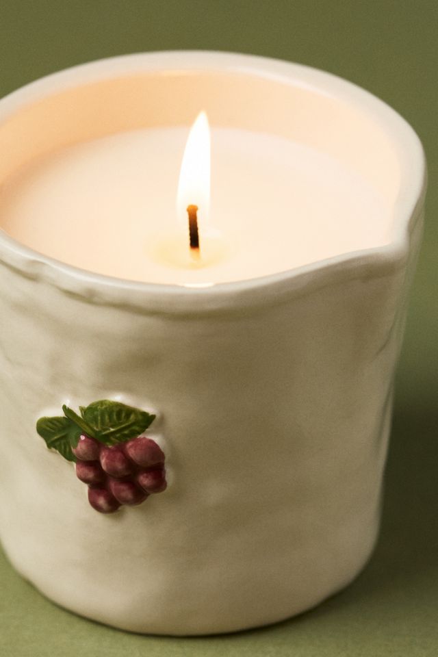Bistro Fruity Bordeaux Grape Ceramic Candle #2