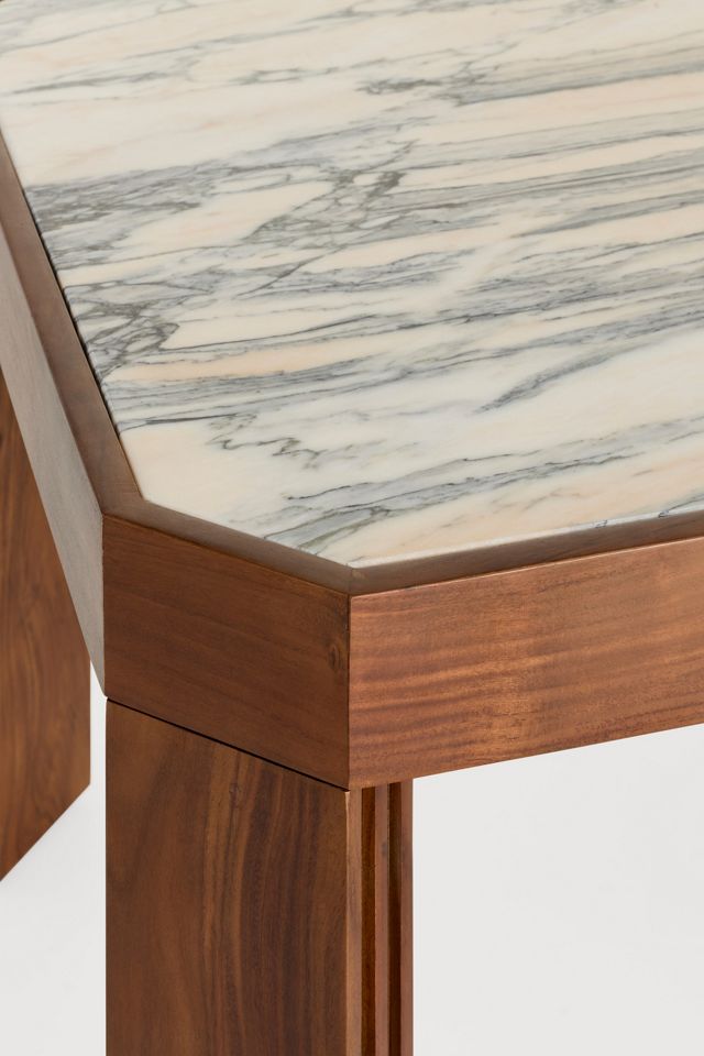Wren Square Marble-Top 42" Dining Table #2