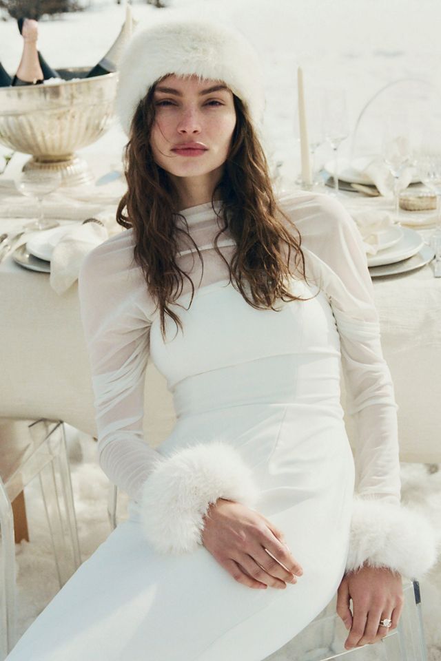 Watters Apple Long-Sleeve Wedding Gown #1