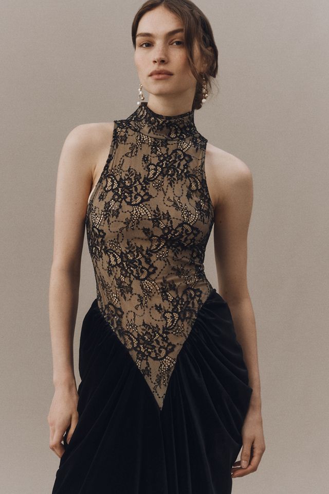 Delfi Collective Hepburn High-Neck Maxi Dress #3