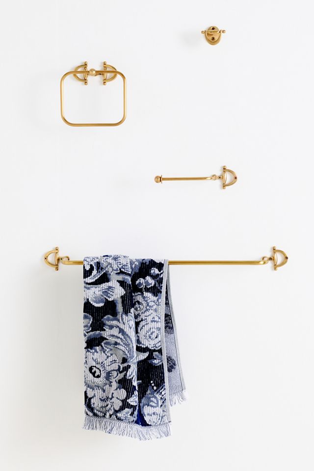 Equestrian Brass Toilet Paper Holder | AnthroHome