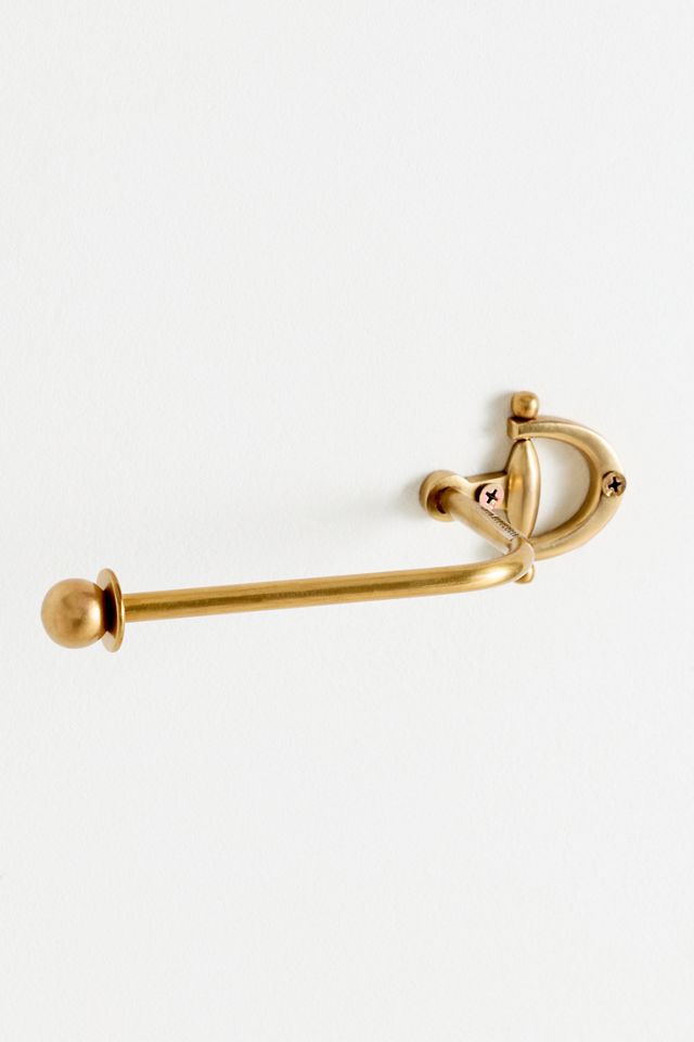 Equestrian Brass Toilet Paper Holder #2