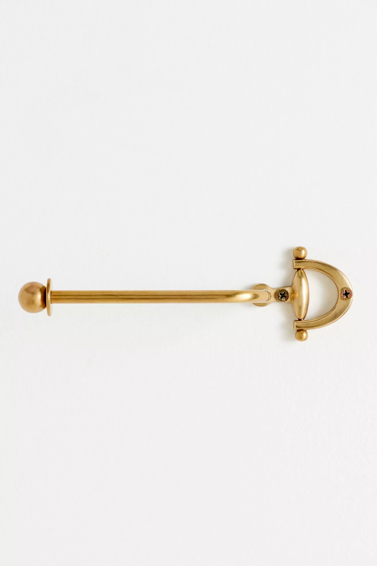 Equestrian Brass Toilet Paper Holder