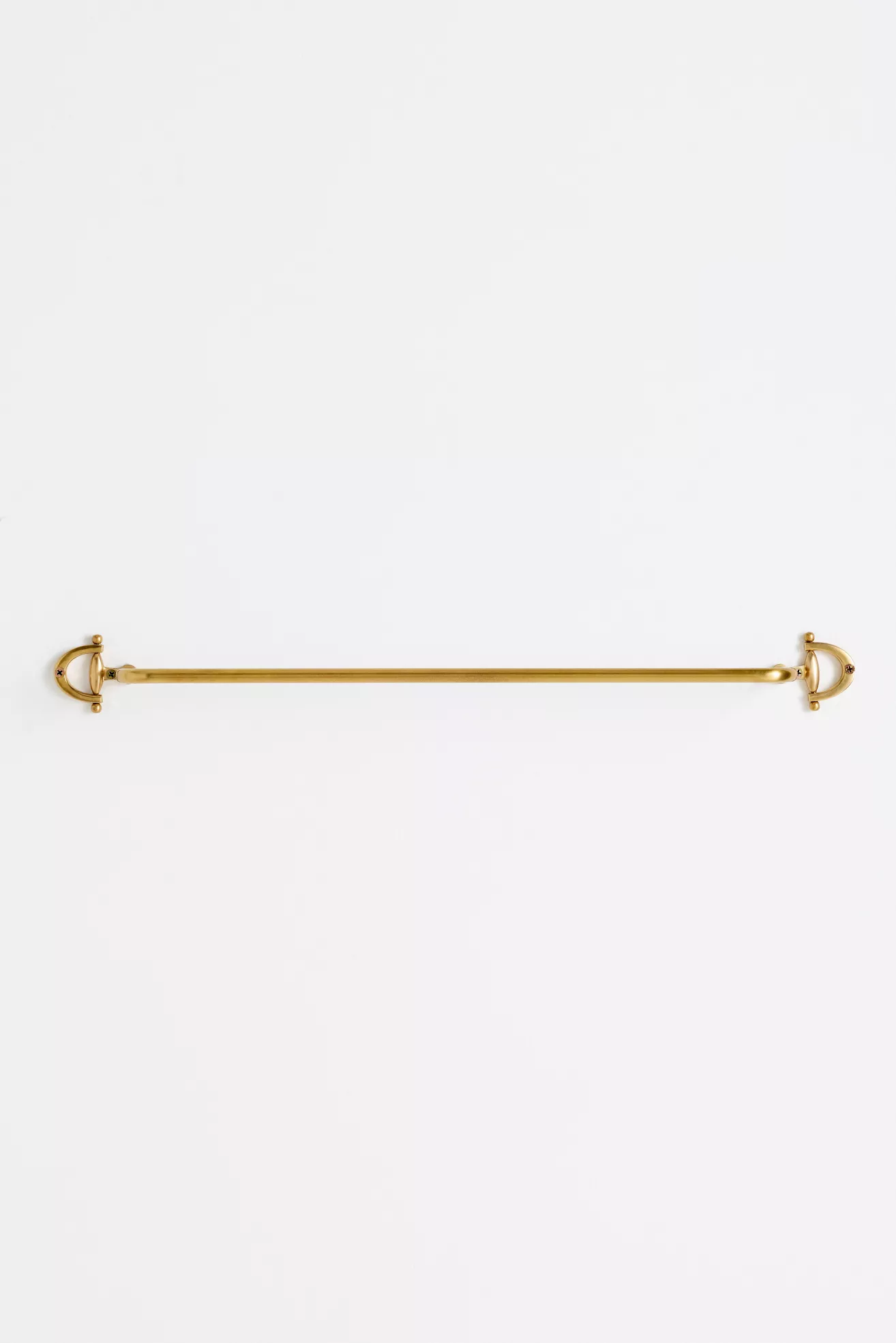 Equestrian Brass Towel Bar - thumbnail 2