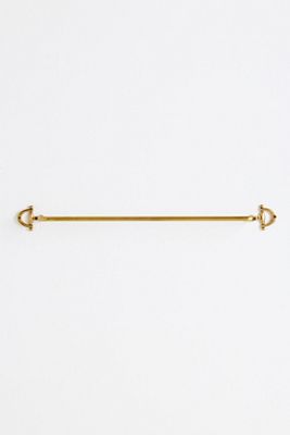 Equestrian Brass Towel Bar