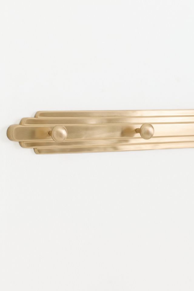 Lavinia Brass Hook Rack #1