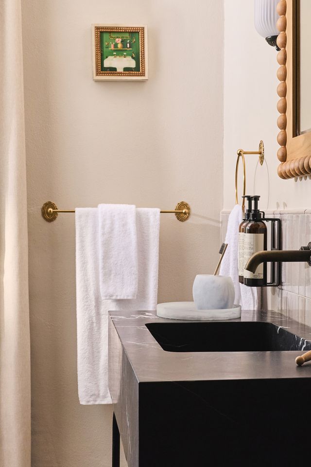 Louisa Scalloped Towel Bar #4