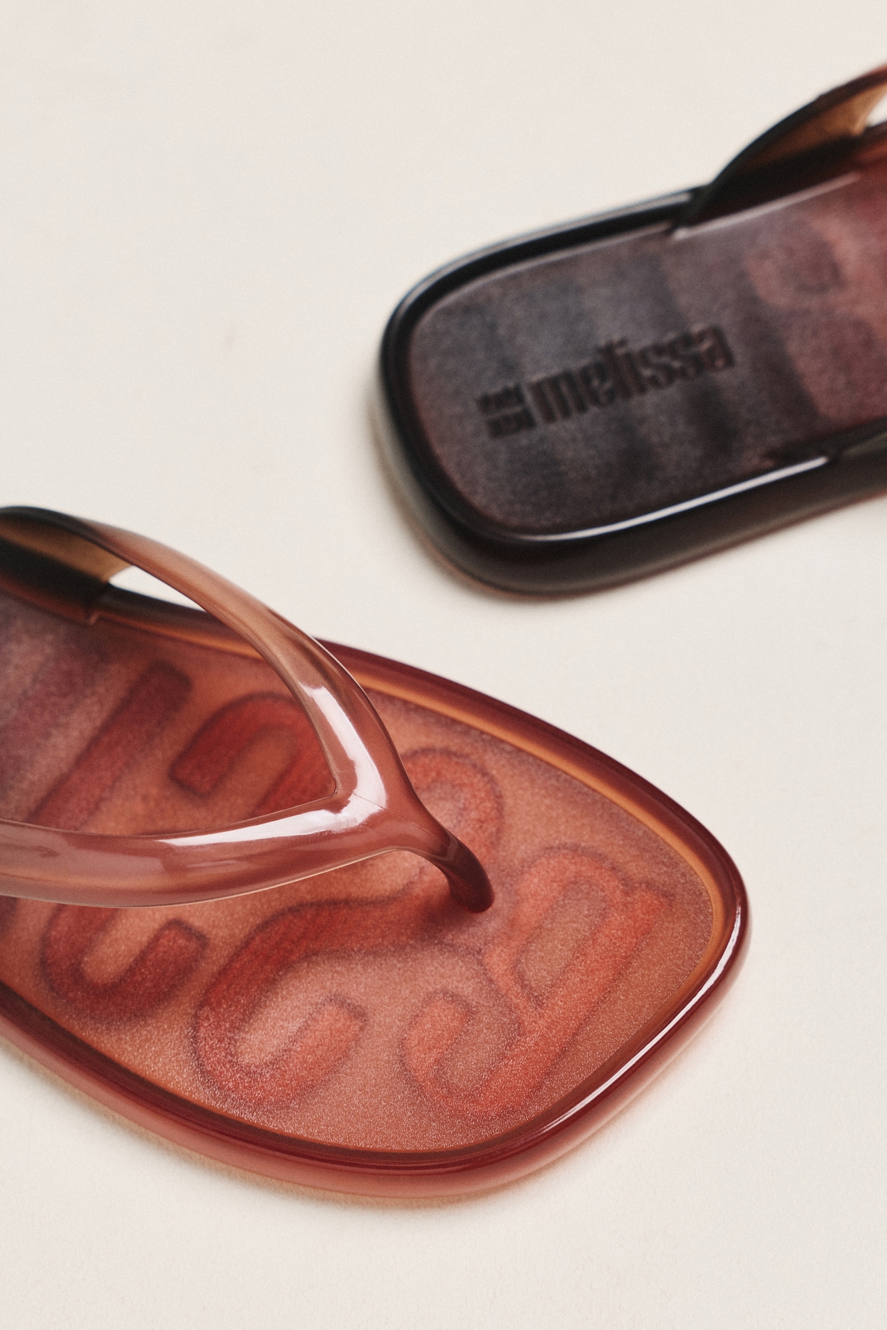 Melissa Beachware Gradient Flip Flops