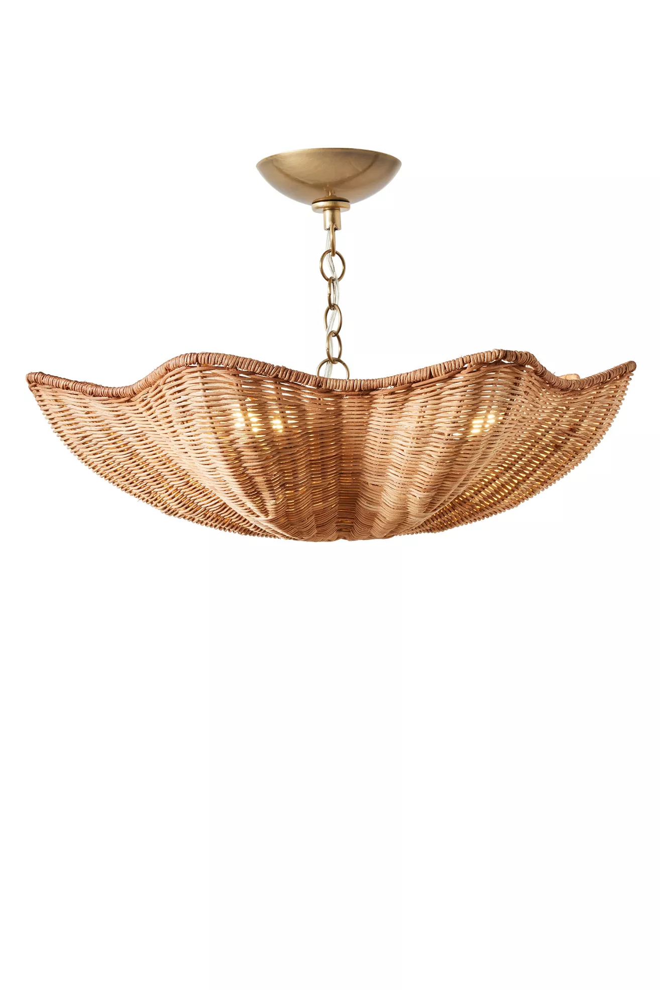 Ravello Rattan Flush Mount