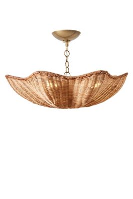 Ravello Rattan Flush Mount