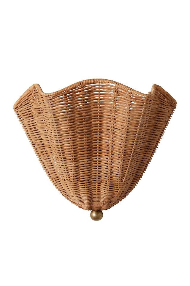 Ravello Rattan Sconce Wall Light #1