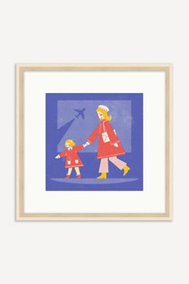 Mom, This Way Wall Art