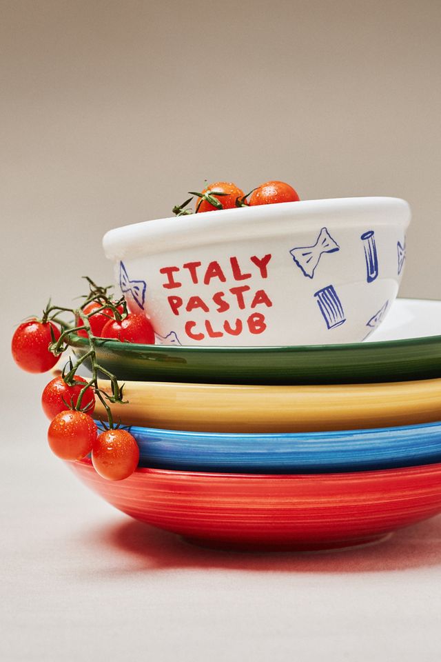 Das Rotes Rabbit Italian Earthenware Pasta Bowl | Anthropologie