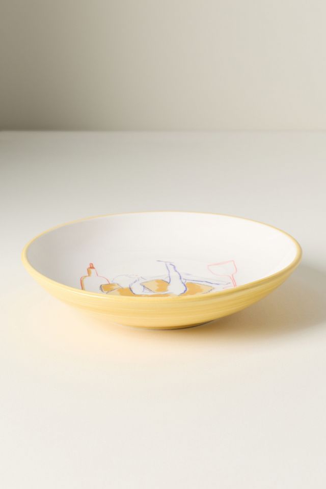 Das Rotes Rabbit Italian Earthenware Pasta Bowl #1
