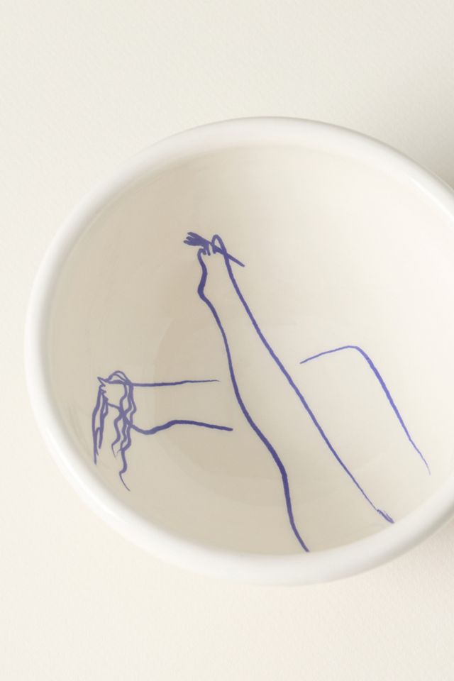 Bol haut en terre cuite italienne Das Rotes Rabbit #3