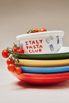 Das Rotes Rabbit Italian Earthenware Tall Bowl