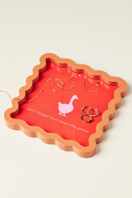 Furbish Studios Silly Goose Lacquer Tray | AnthroHome