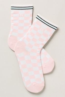 Fore All Charlie Checkered Crew Socks