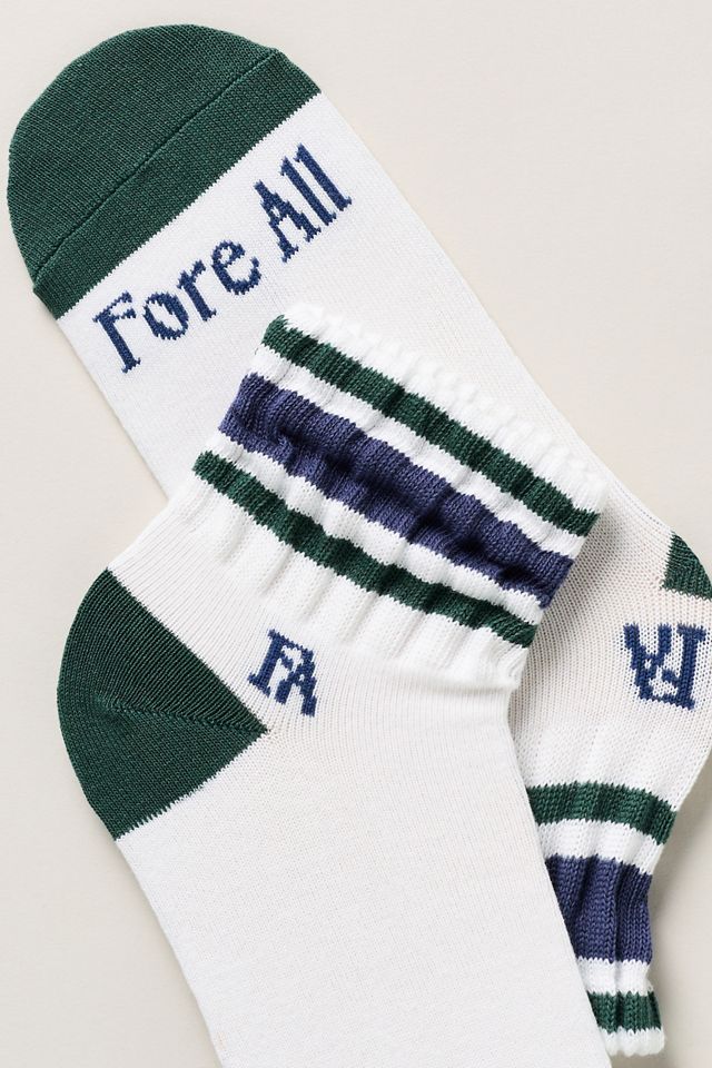 Fore All Retro Stripe Quarter Socks #1