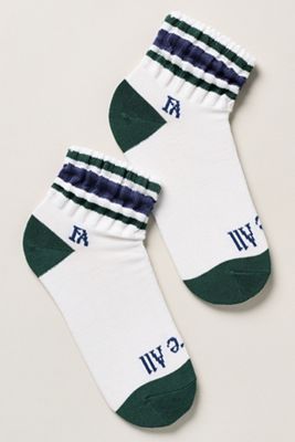 Fore All Retro Stripe Quarter Socks
