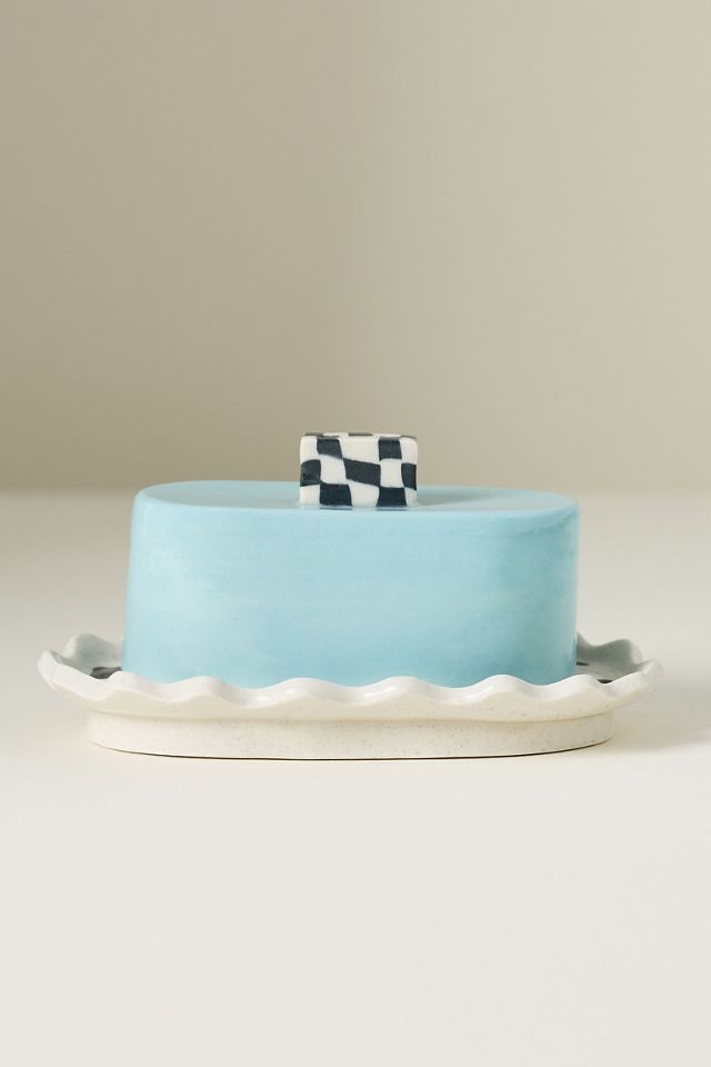 The Beige Motel x Nest Checkered Butter Dish #2