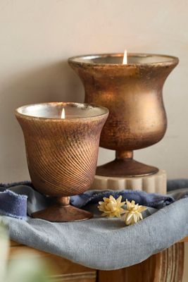 Bronze Chalice Candle