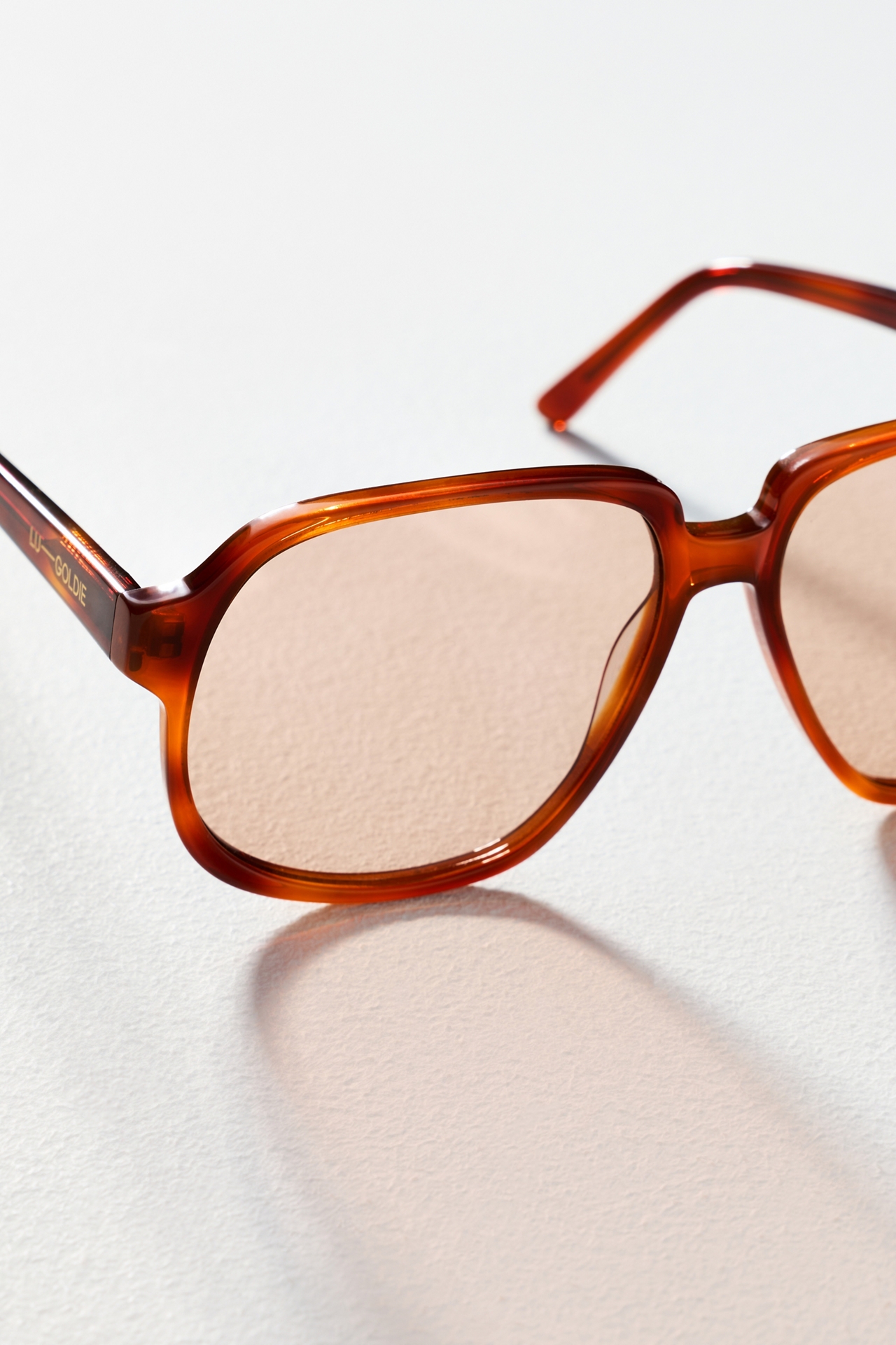 Lu Goldie Oversized Square Sunglasses