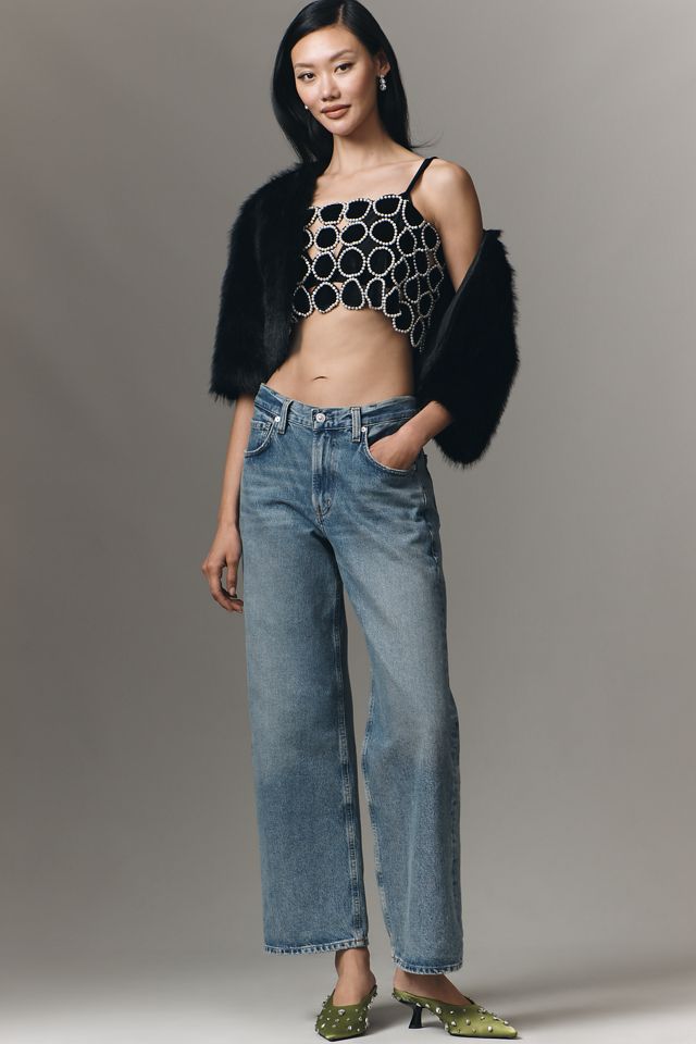 Ollari Pearl-Embellished Velvet Cami #2