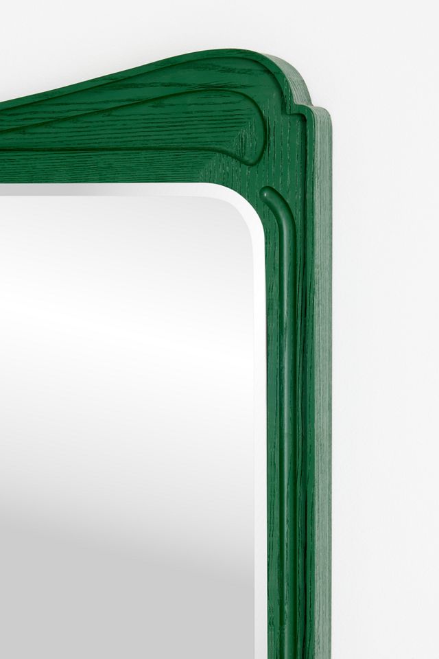 Victoria Wood Mantel Mirror #2
