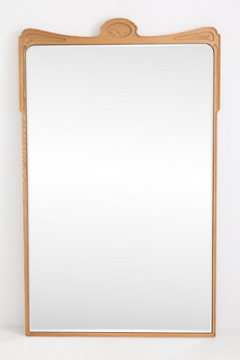 Anthropologie Victoria Wood Grand Floor Mirror In Brown