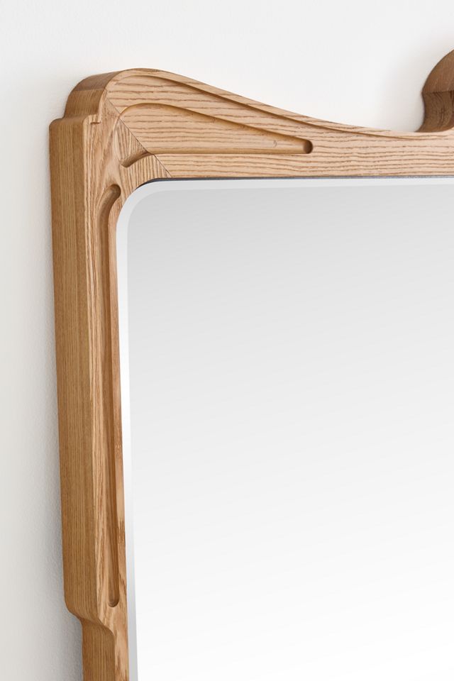 Victoria Wood Grand Floor Mirror #1