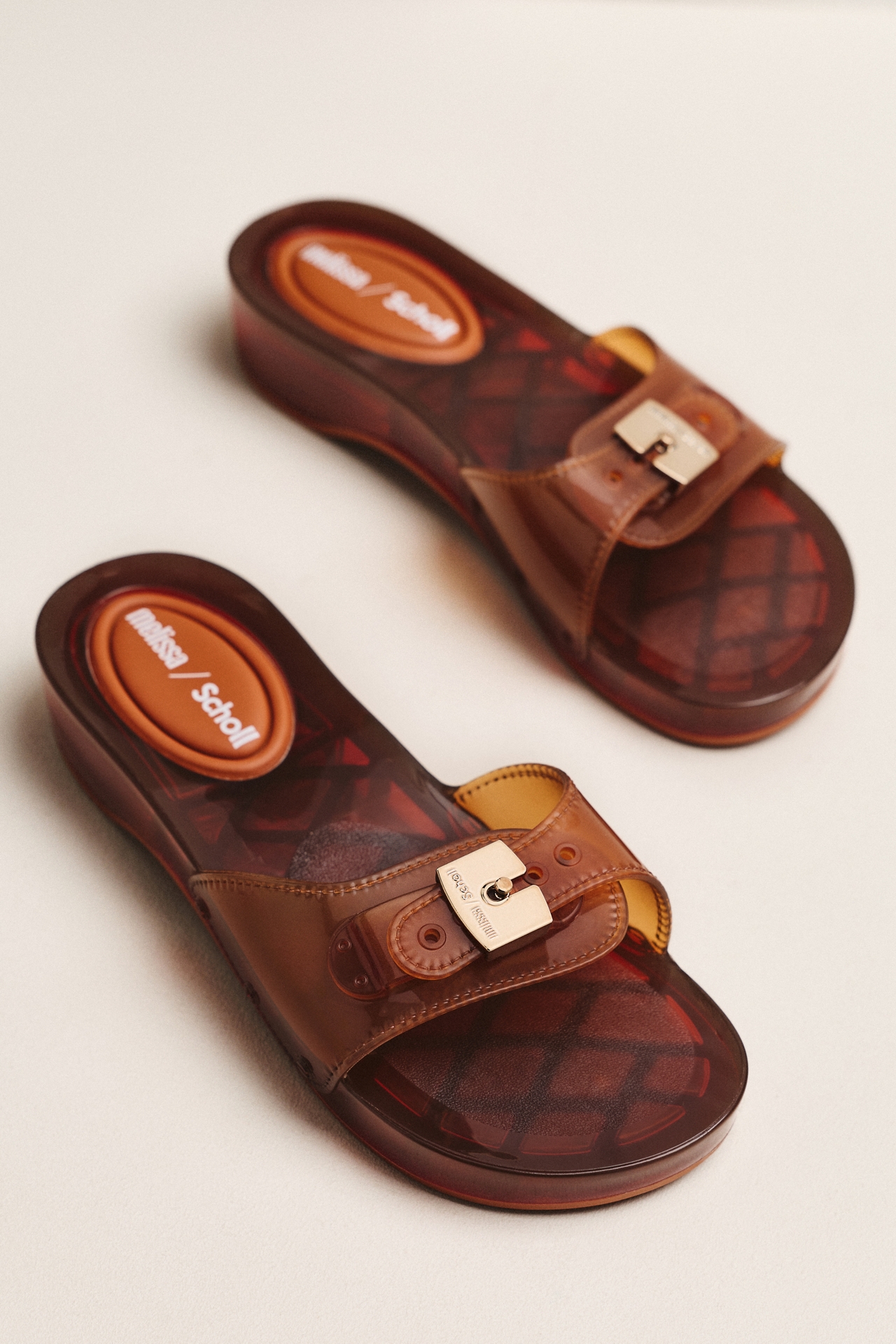 Melissa x Dr. Scholl's Pescura Jelly Slide Sandals