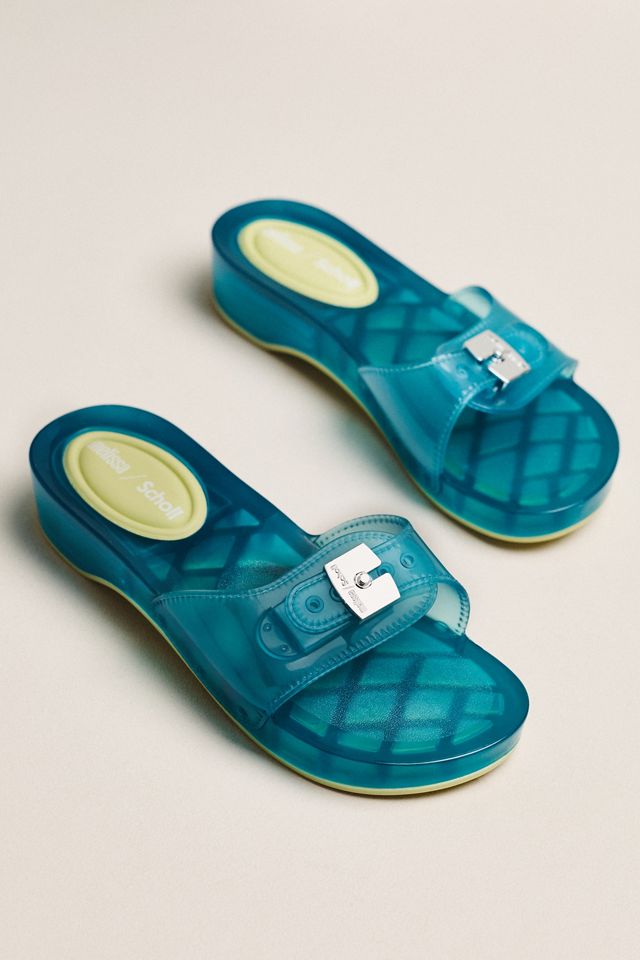 Melissa x Dr. Scholl's Pescura Jelly Slide Sandals | Anthropologie