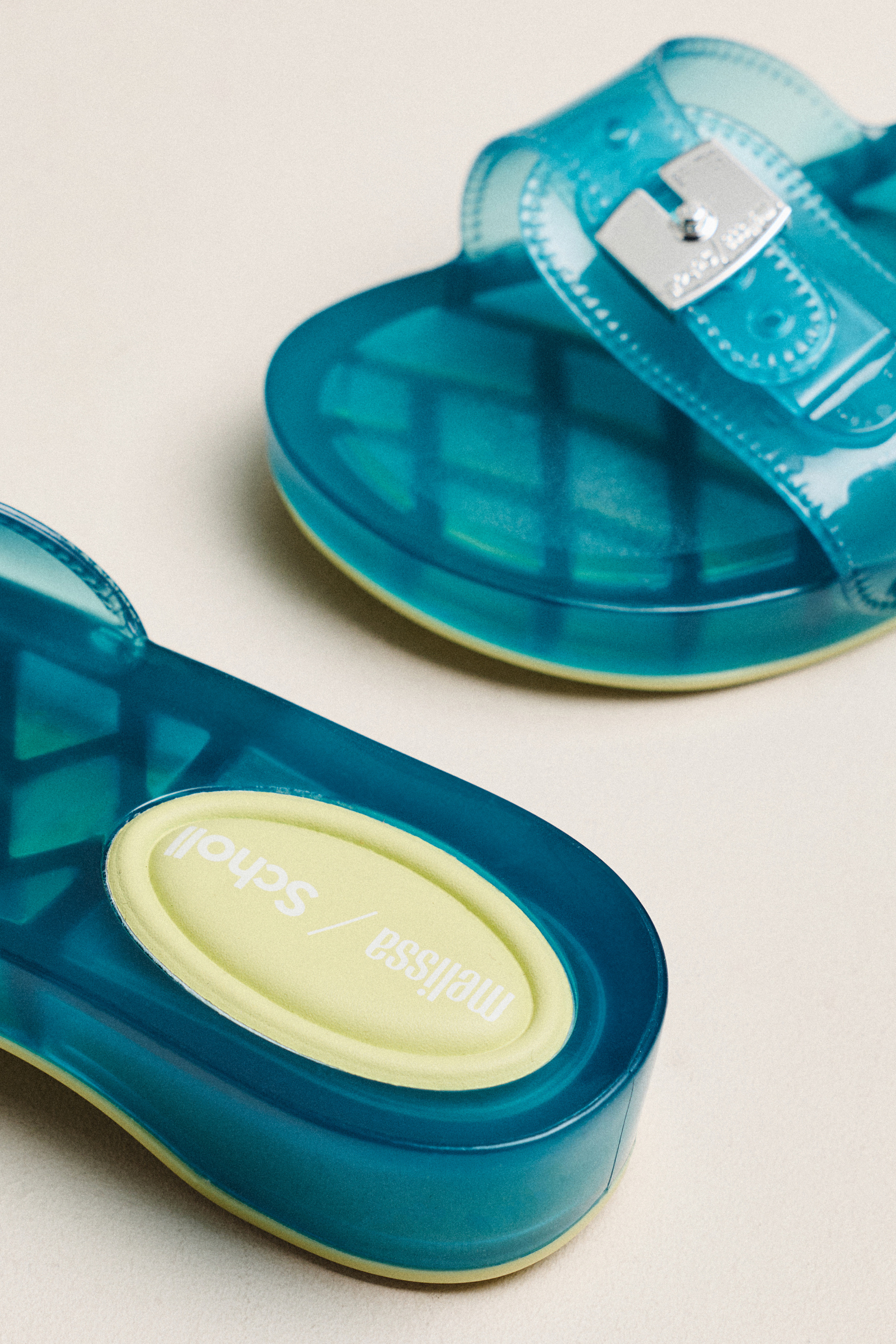 x Dr. Scholl's Pescura Jelly Slide Sandals — Image 3