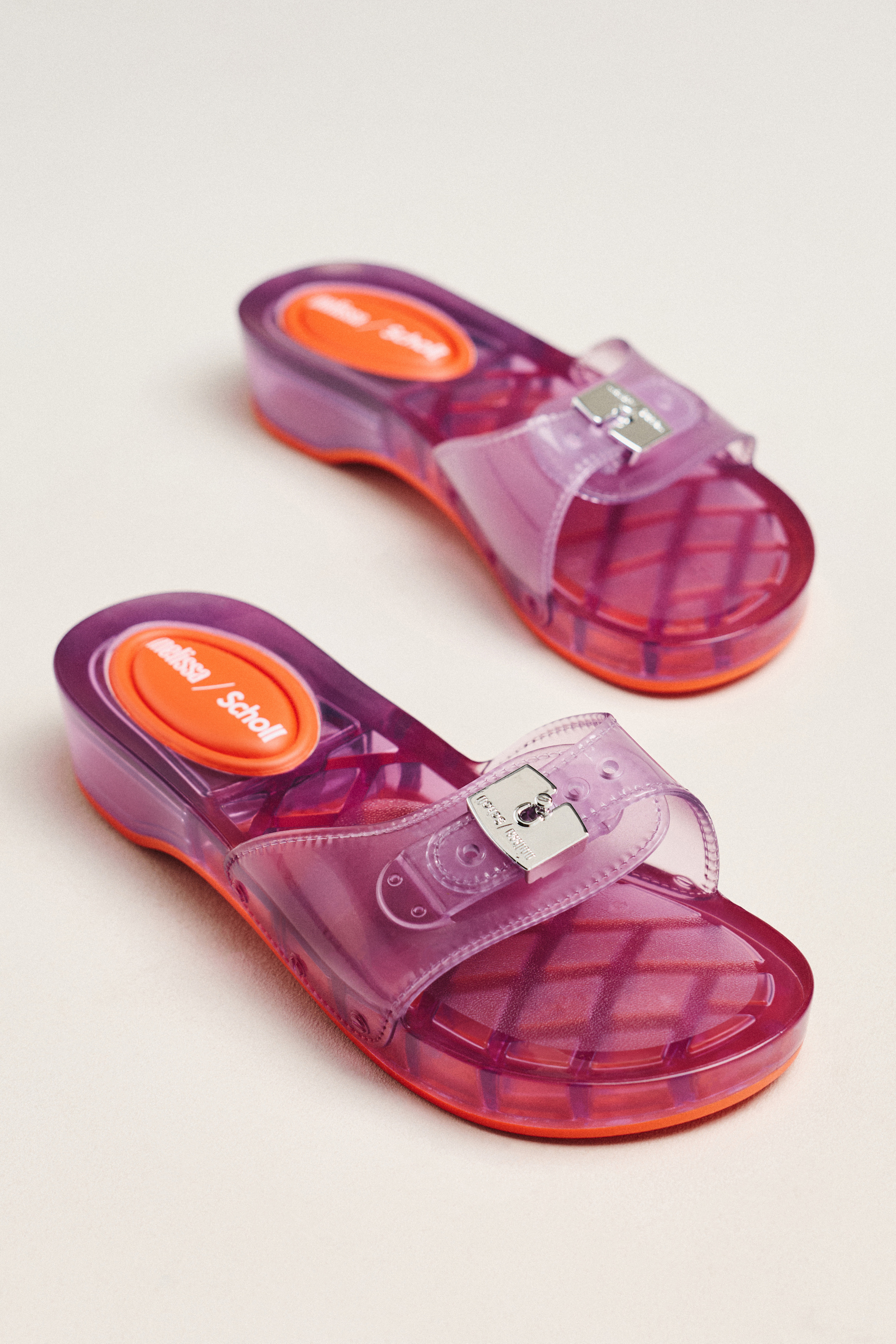 x Dr. Scholl's Pescura Jelly Slide Sandals — Image 4