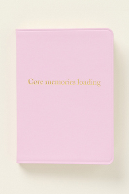 Anthropologie State Of Mind Softcover Journal In Pink