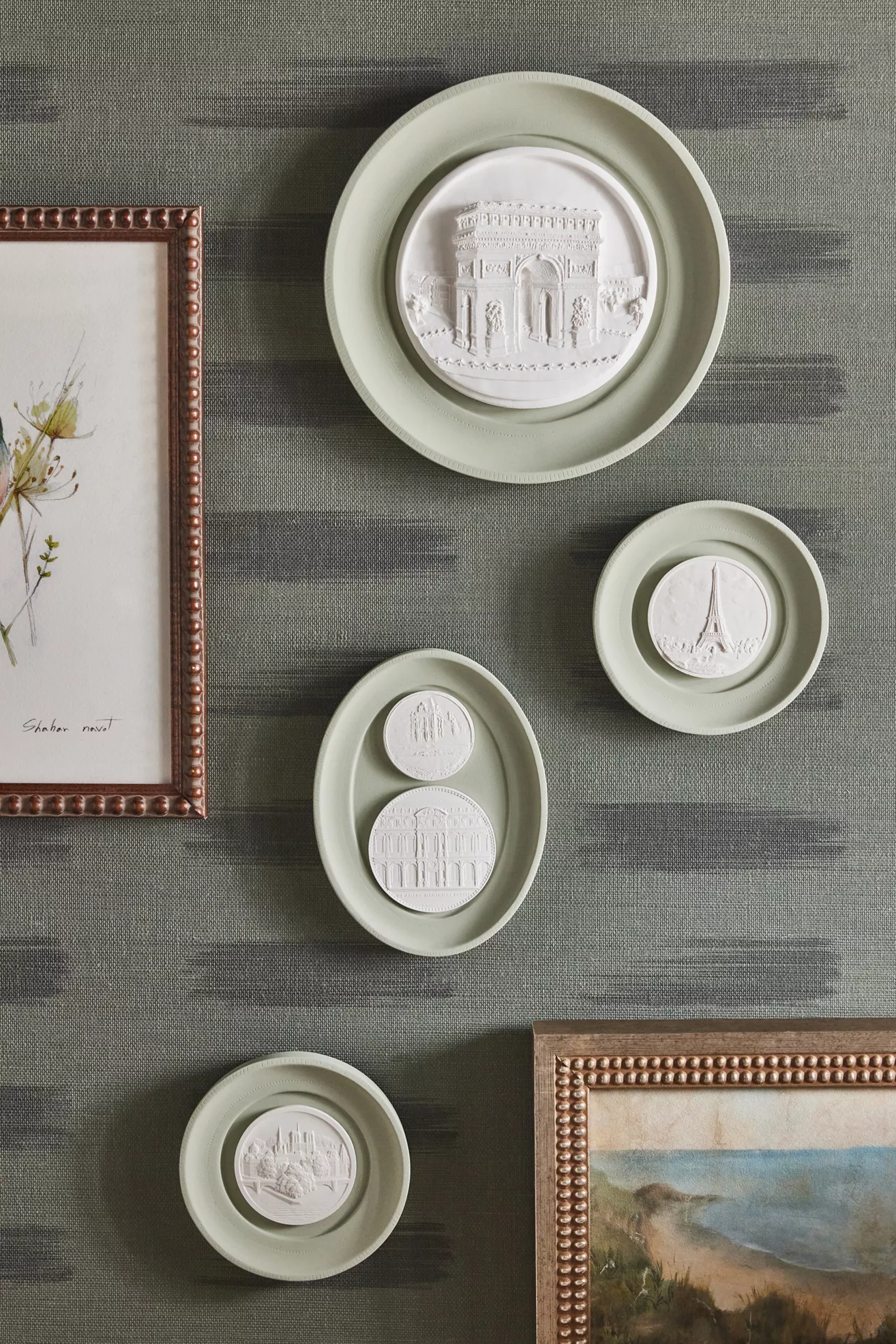 STATUETTE Sage Plaster of Paris Wall Charm