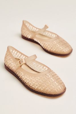 Melissa Harper Jelly Mary Jane Flats