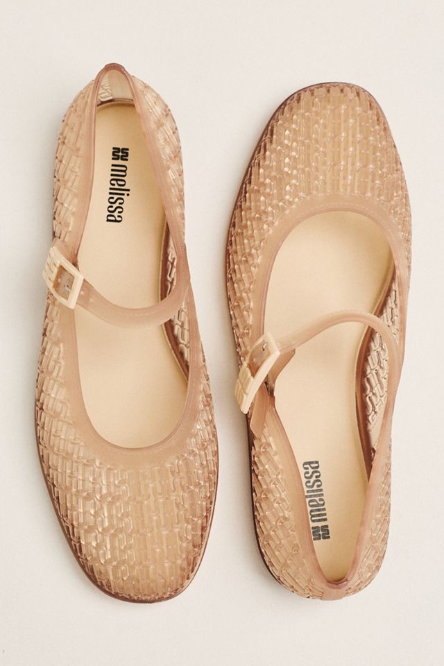 Melissa Harper Jelly Mary Jane Flats #1