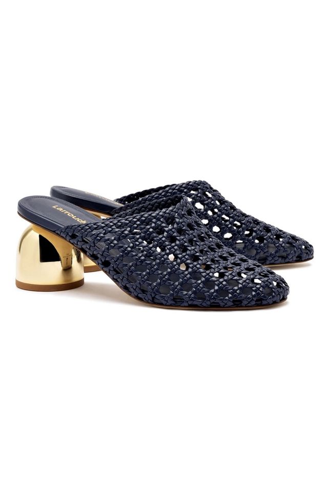 Larroudé Dew Drop Macrame Mule #2