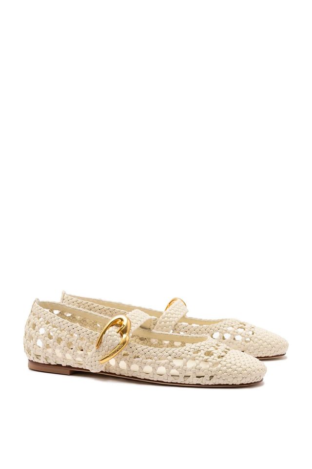 Larroudé Verona Macrame Ballet Flat #1